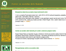 Tablet Screenshot of csd-kamnik.si